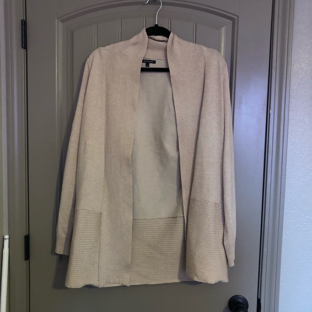 Pink clover cardigan